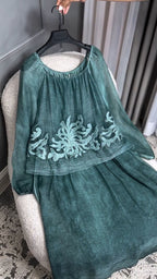 Women's Floral Print Casual Long-Sleeved Dress
