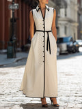 Structured Button-Front Peplum Top With Sculpted Waist