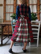 Patchwork Tartan Apron - 2