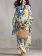 Elegant Watercolor Floral Tulle Set