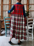 Patchwork Tartan Apron - 4