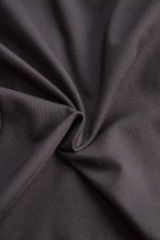 Stylish Plain One-Shoulder Gown with Metallic Pleated