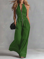 🔥 Casual Zippered Cotton Jumpsuit — The Ultimate Everyday Must-Have