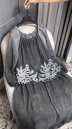 Women's Floral Print Casual Long-Sleeved Dress